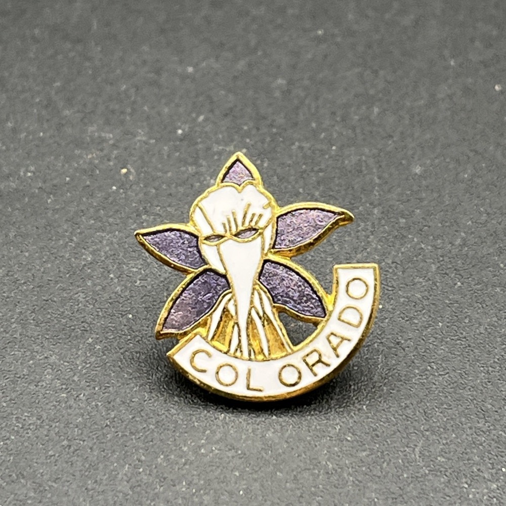 Colorado Blue Columbine Flower United States Of America Lapel‎ Hat Pin